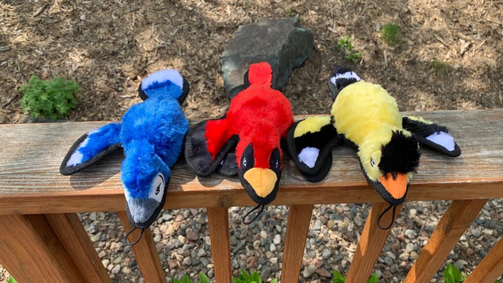 Yard Bird Yellow Finch Steel Dog USA